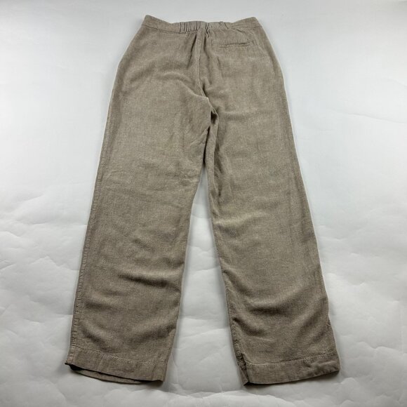 Old Navy Sliced Bread Linen Blend High Rise Wide Leg Trouser S - Picture 6 of 7